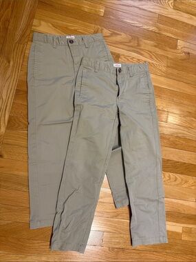 Cat & Jack uniform pants, size 10, regular fit  khakis, 2 pairs